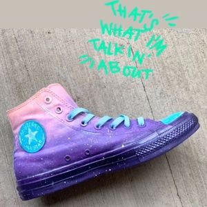 Converse Sneaker Customs "Space Cadet" W10 M8.5